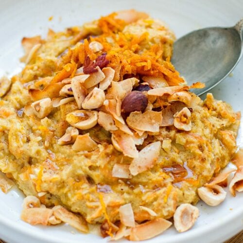 N'oatmeal Carrot Cake
