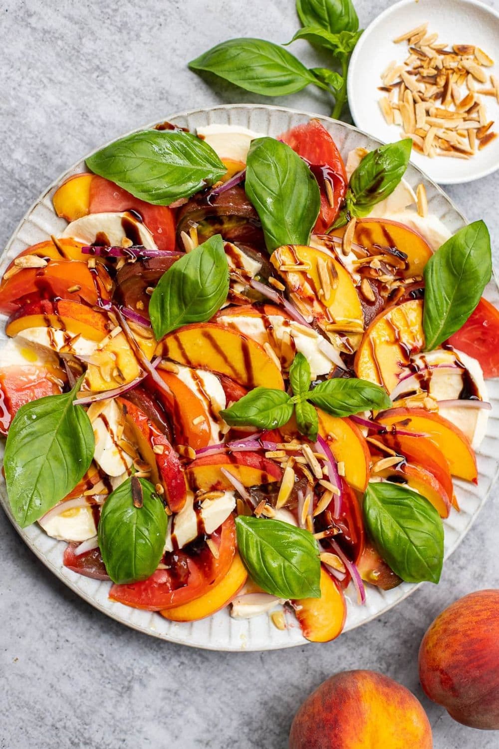 Peach Caprese