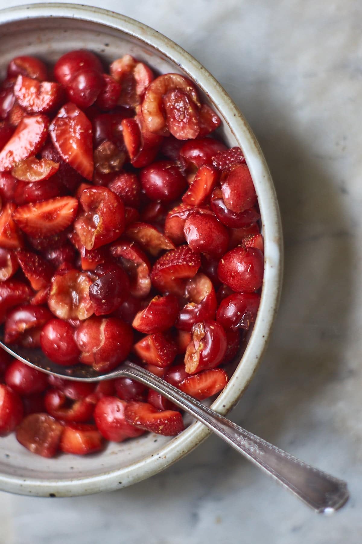 Simple Red Fruit Salad
