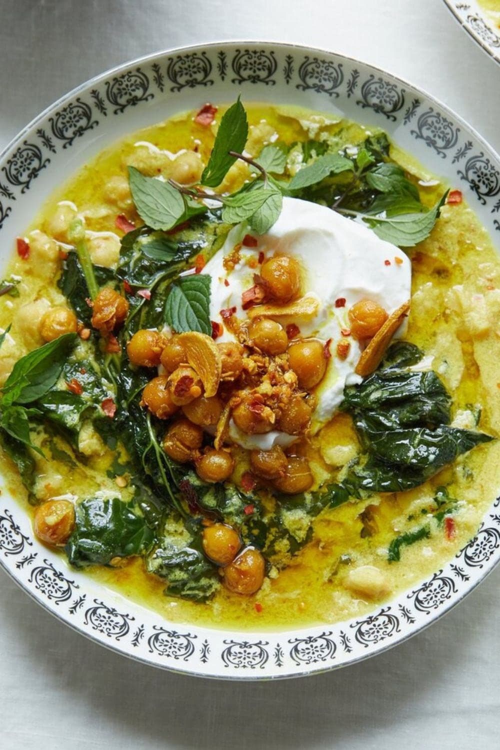 Spiced Chickpea Stew with Coconut and Turmeric