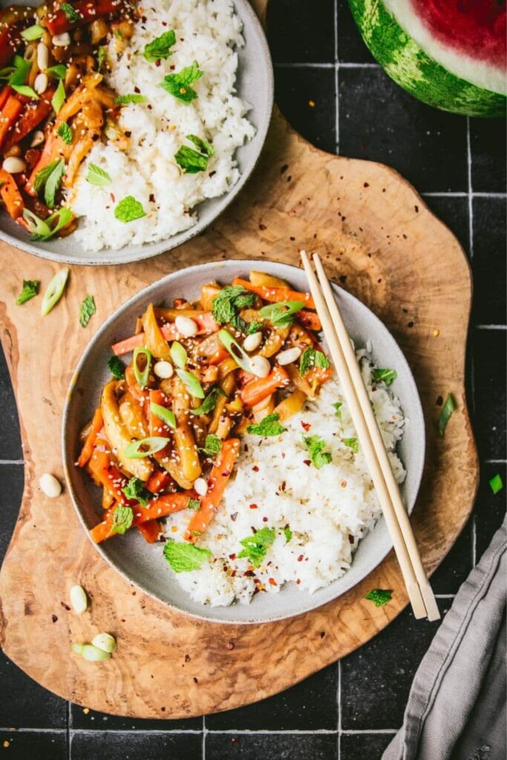 Watermelon Rind Stir Fry