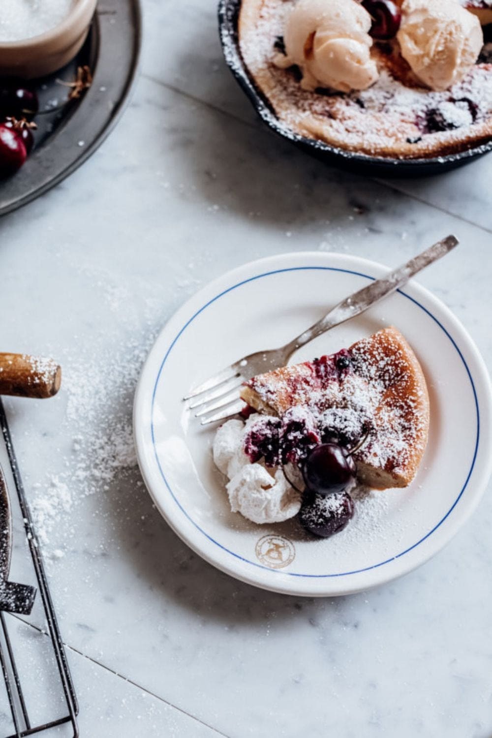Cherry And Elderberry Clafoutis