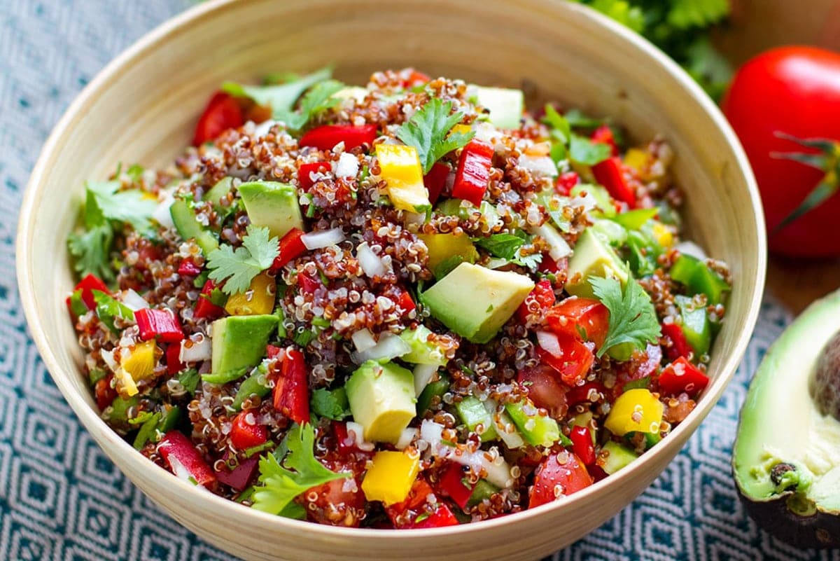 Cowboy Caviar Salad With Quinoa