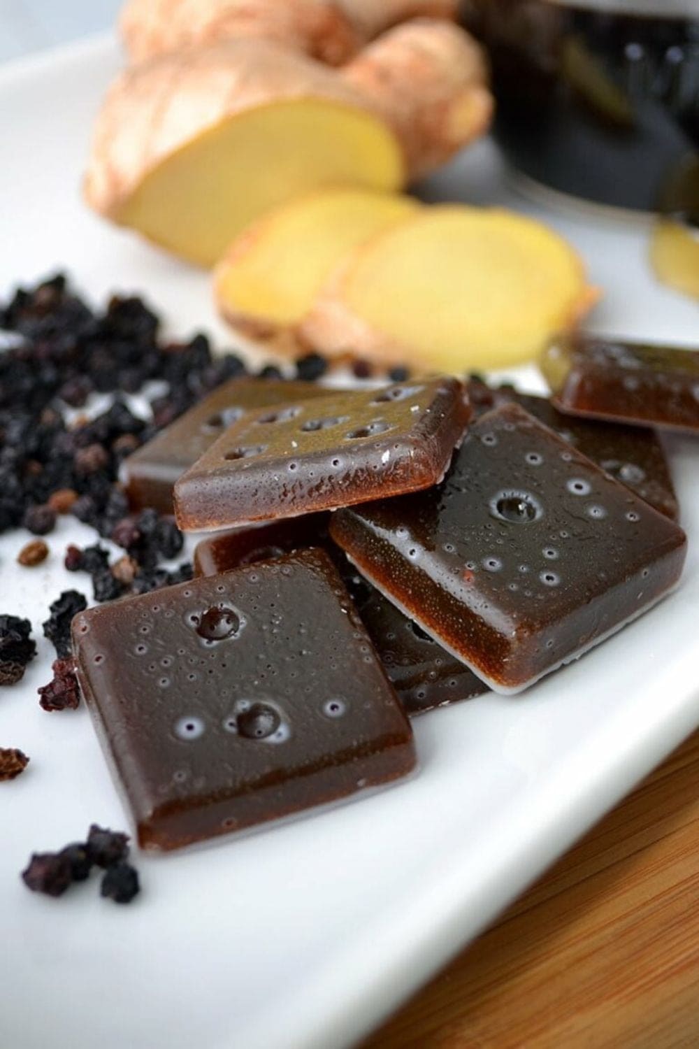 Honey, Elderberry & Ginger Throat Lozenges