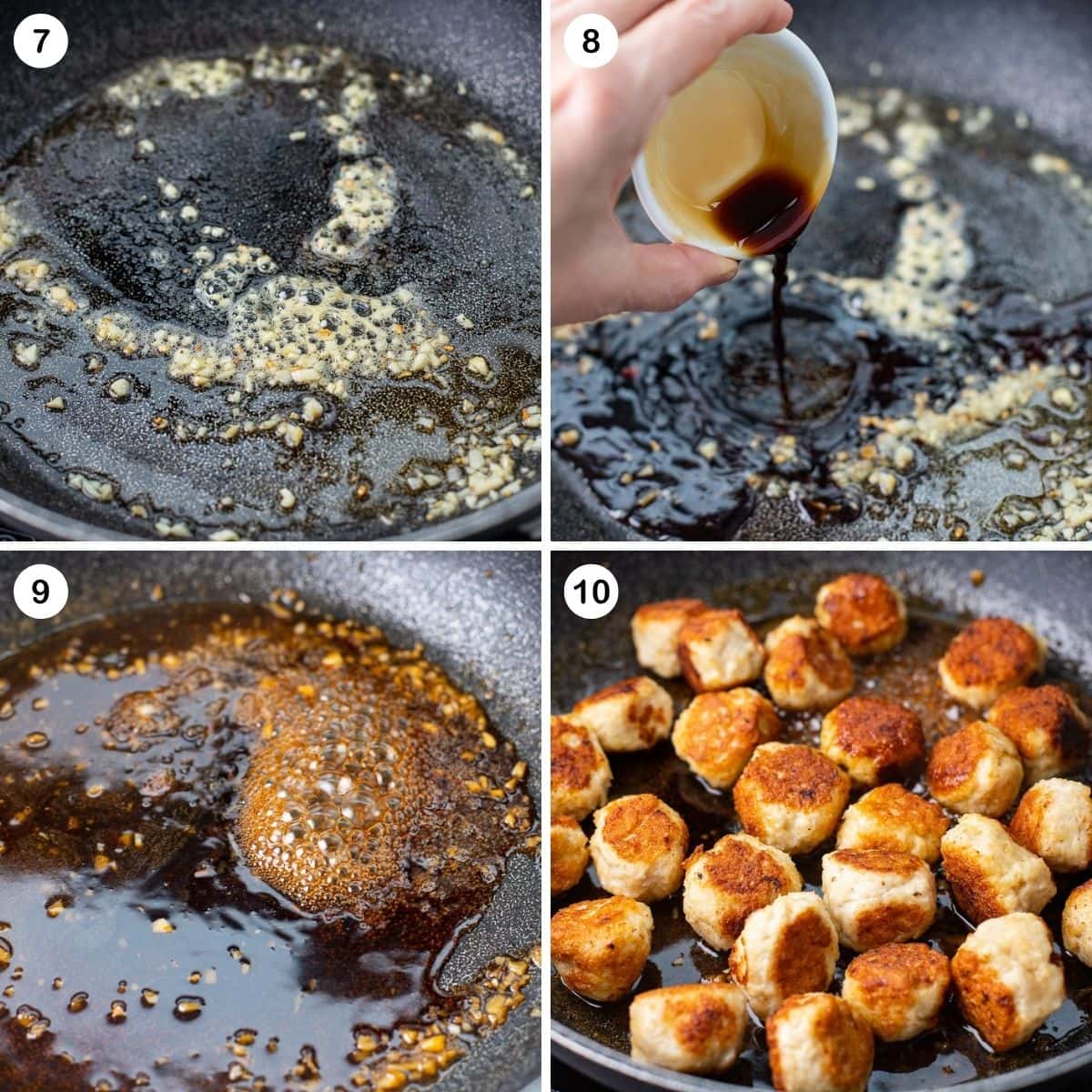 make the honey garlic soy sauce