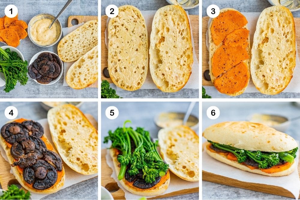 assemble the sandwich
