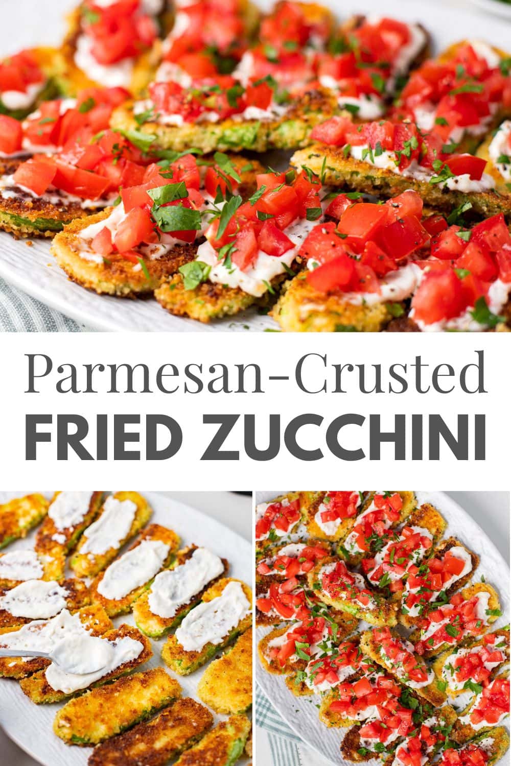 Parmesan-Crusted Fried Zucchini Recipe
