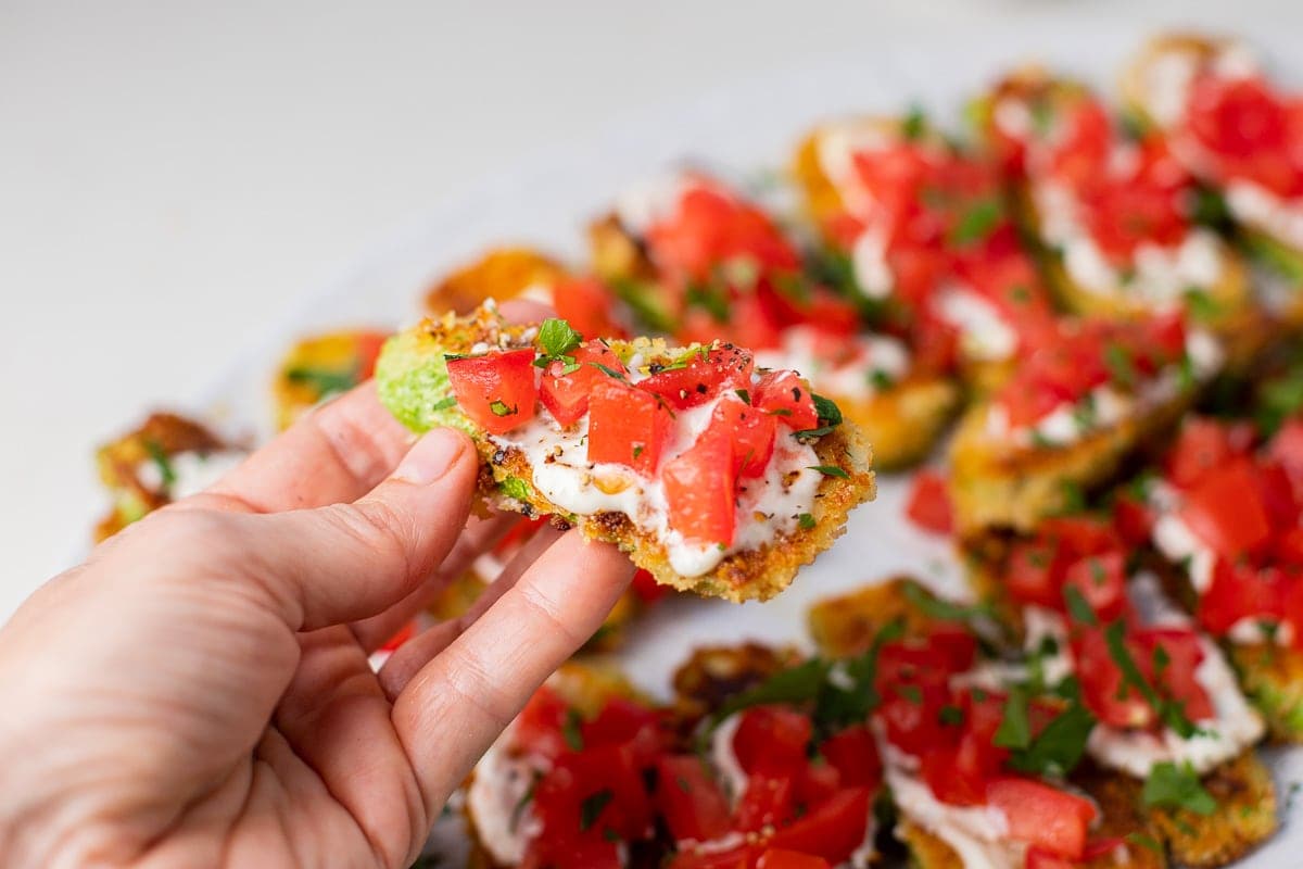 parmesan crusted zucchini