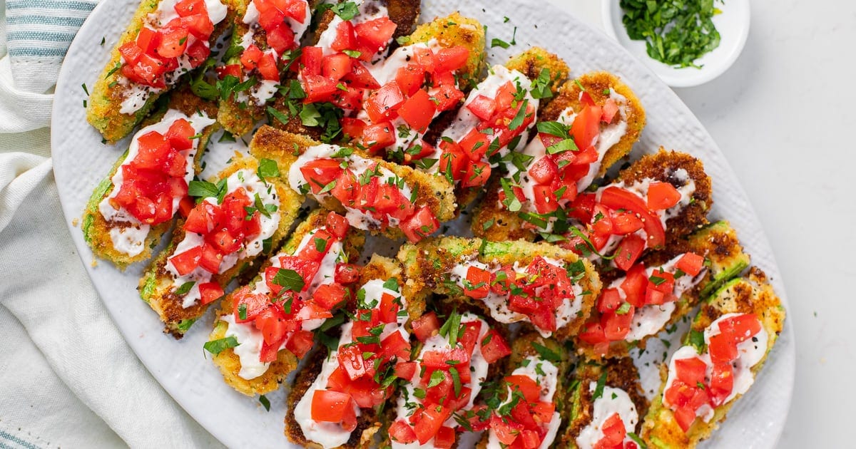 Parmesan Crusted Zucchini
