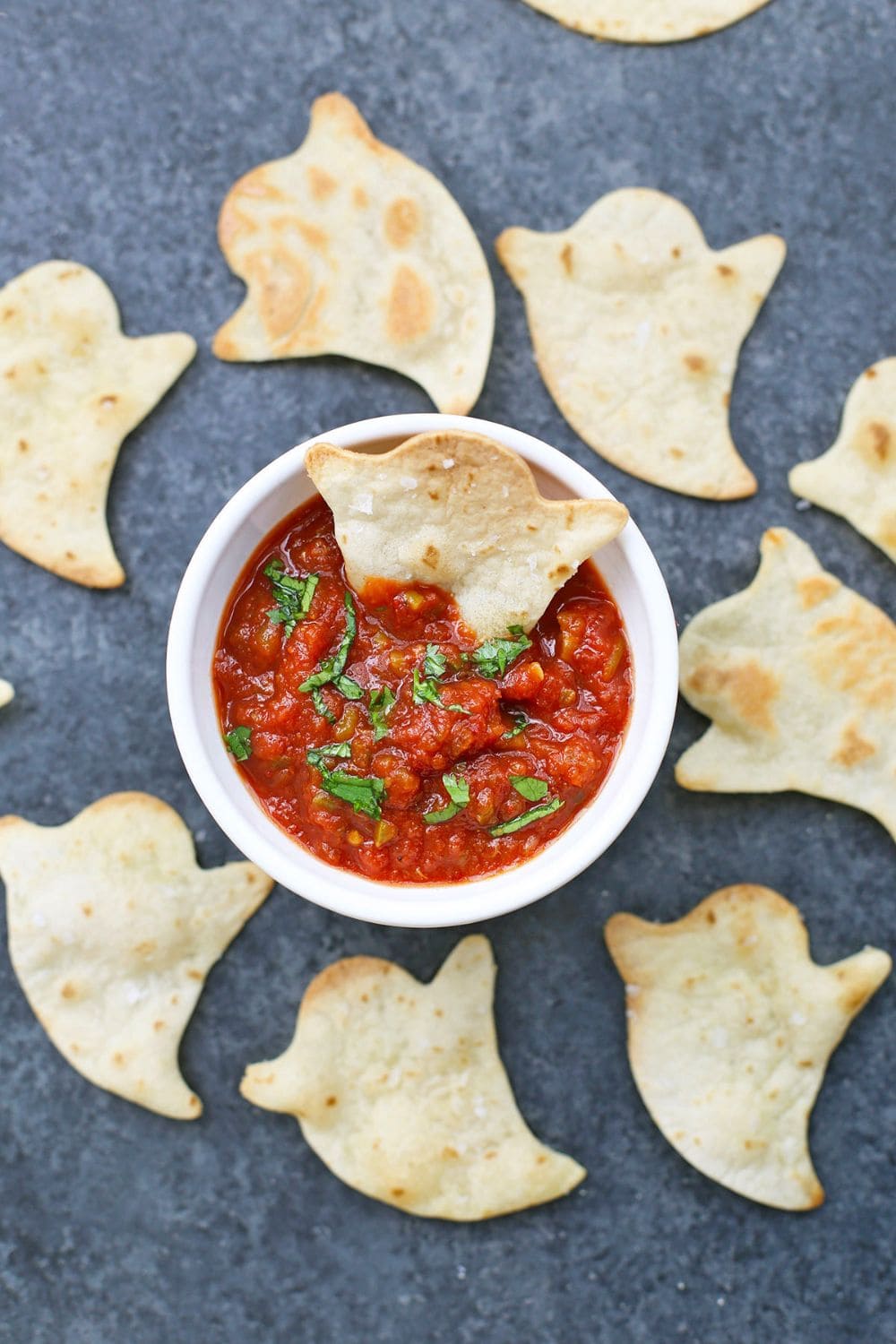 Spooky Baked Halloween Chips