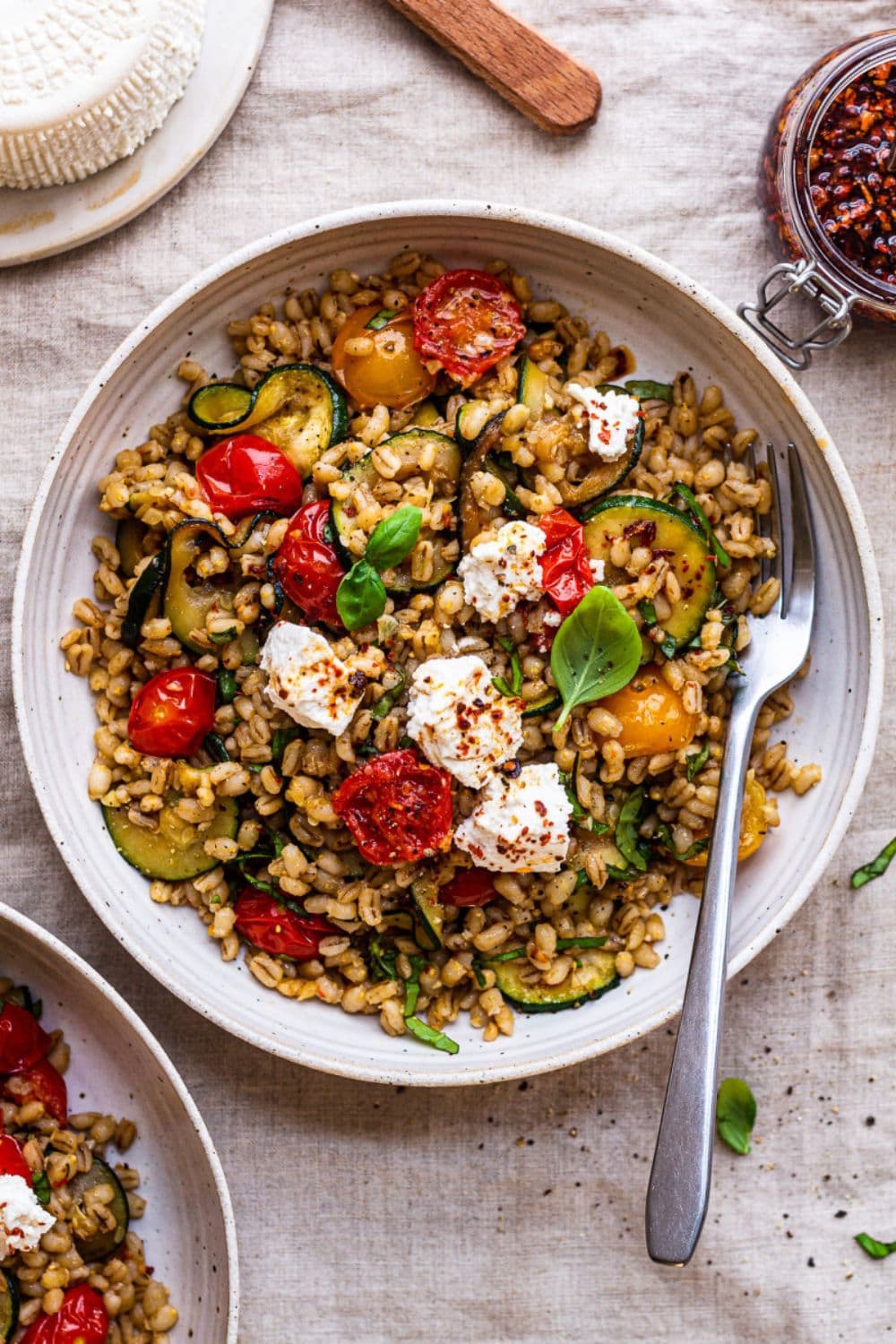 Barley Salad with Summer Vegetables