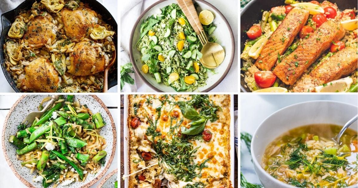 25+ Best Orzo Recipes (Easy, Creamy, One-Pot & Salads)