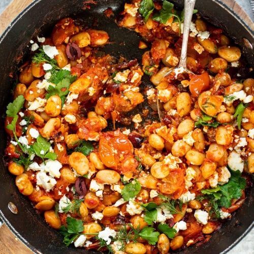 Butter Beans Saganaki feature
