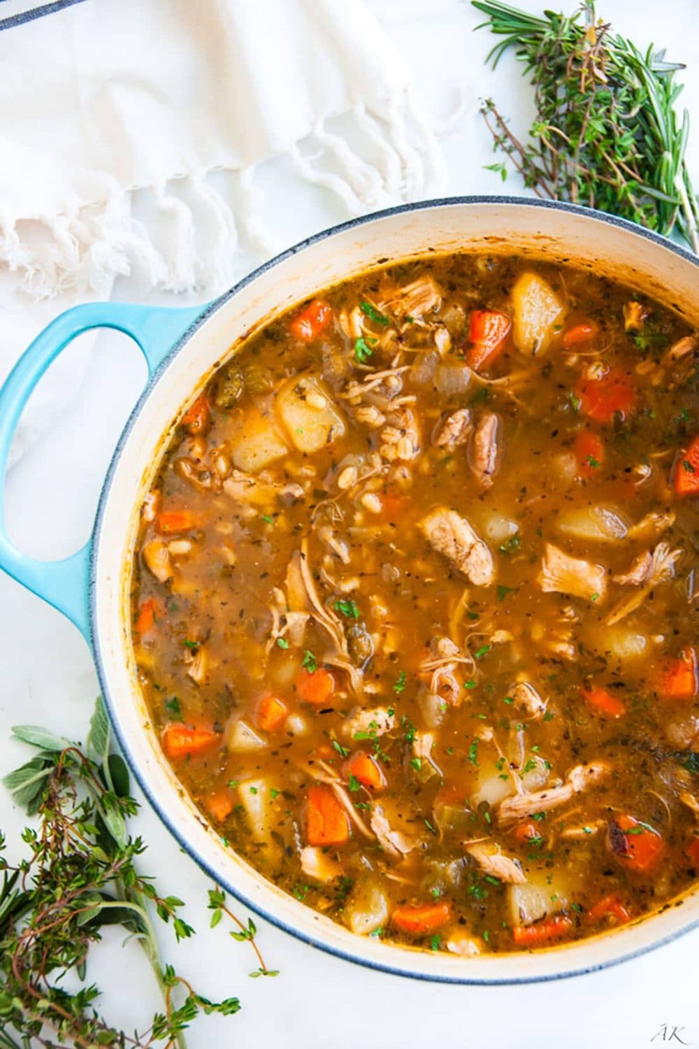 Chicken And Barley Stew