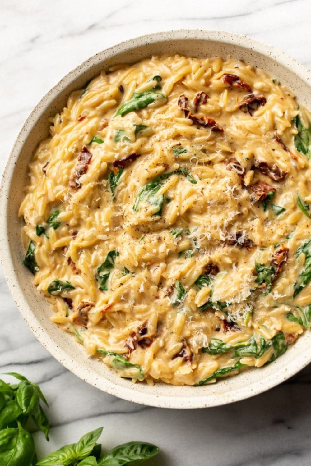 Creamy Tuscan Orzo