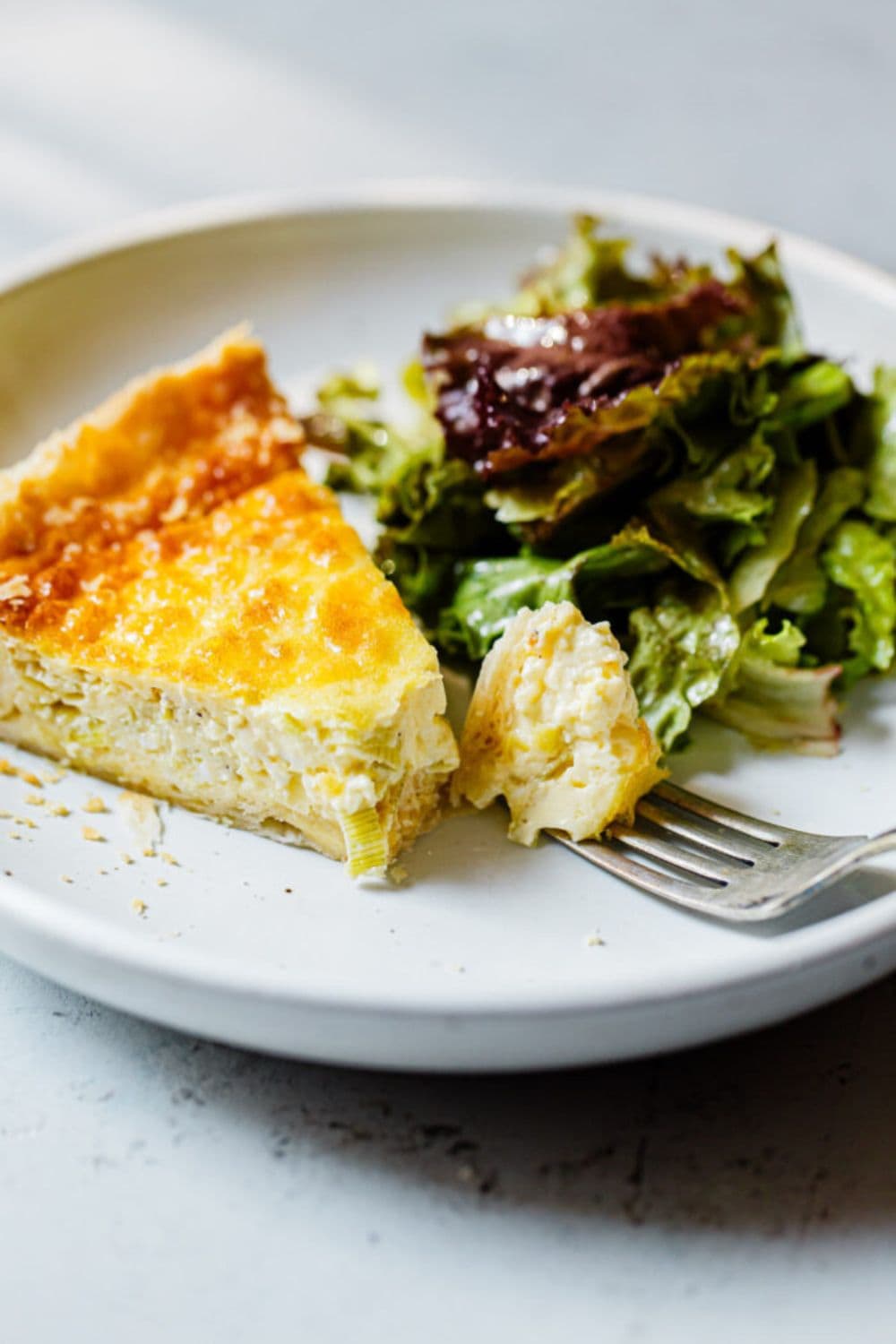 Gruyère Leek Quiche