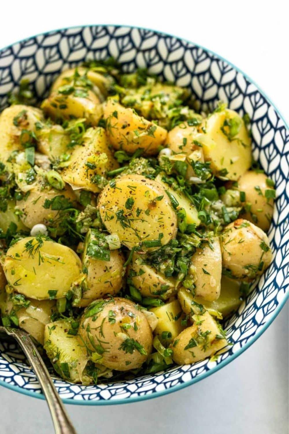 Herb And Leek Potato Salad
