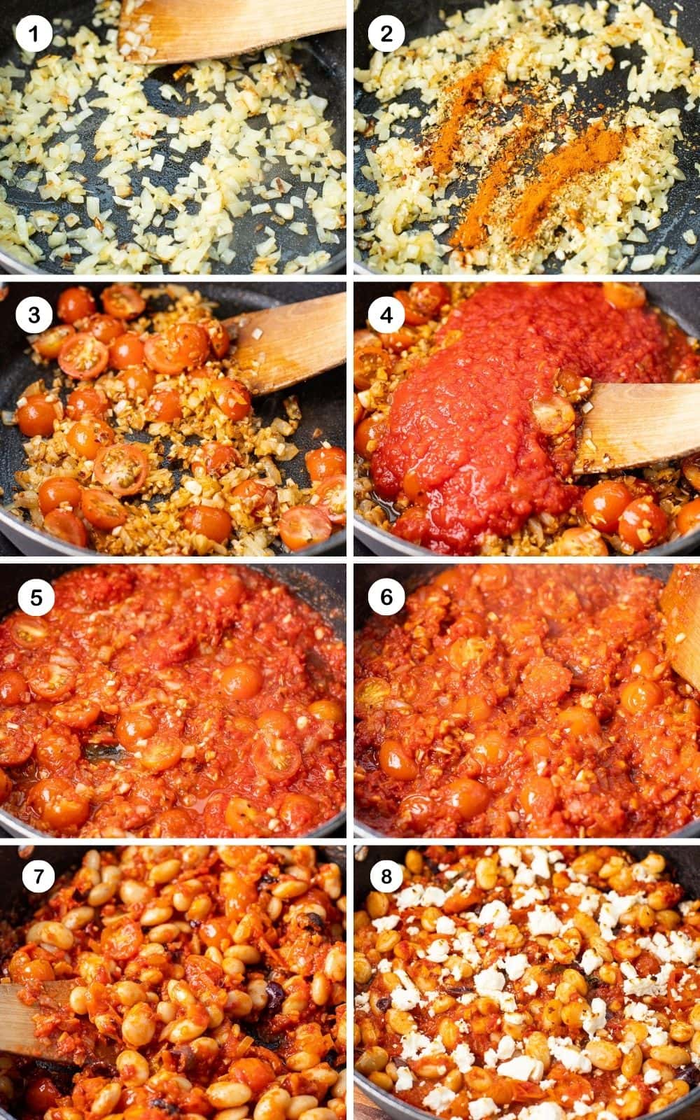 How to make butter beans saganaki.