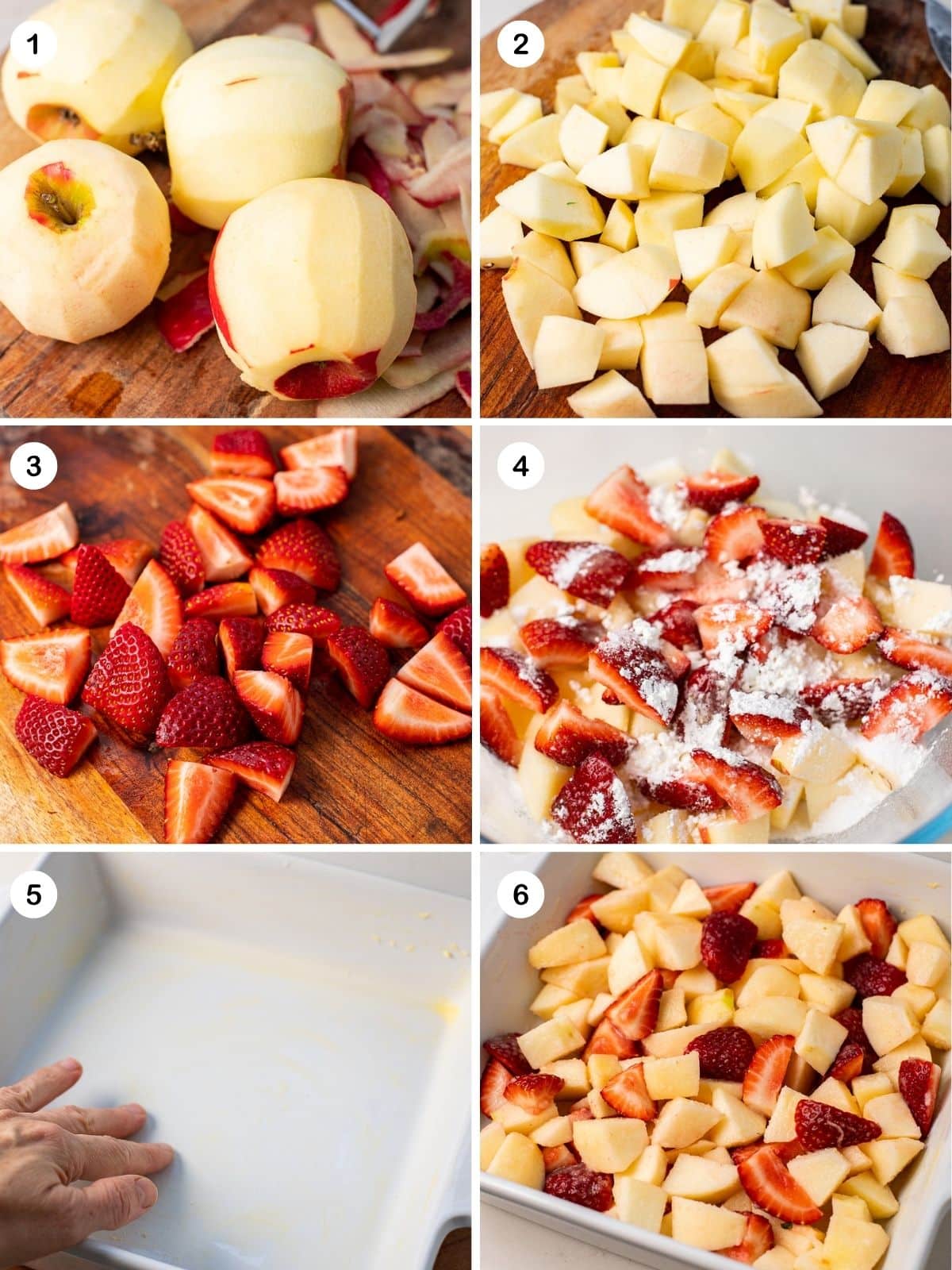 prepare the fruit filling