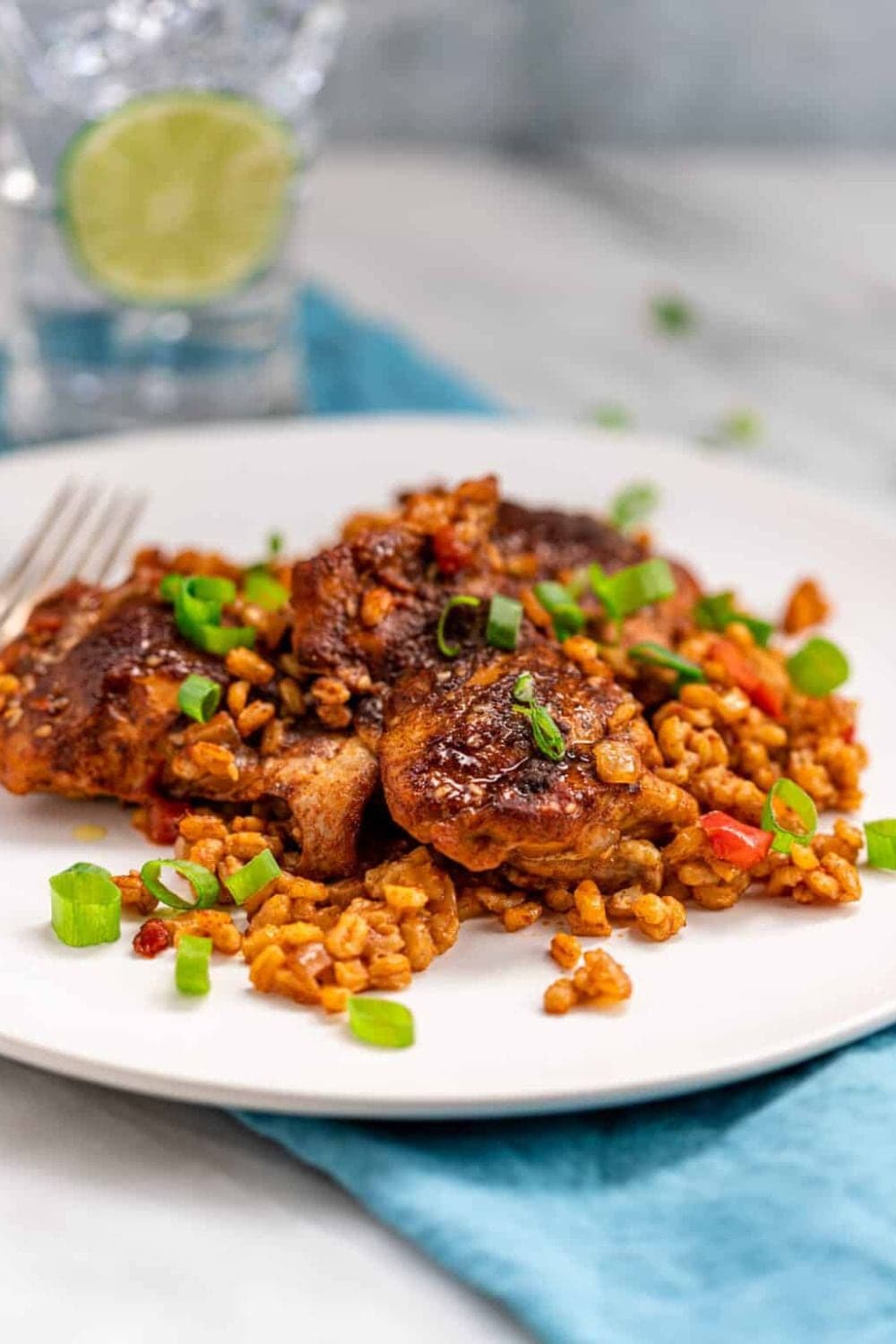 Smothered Chicken and Barley