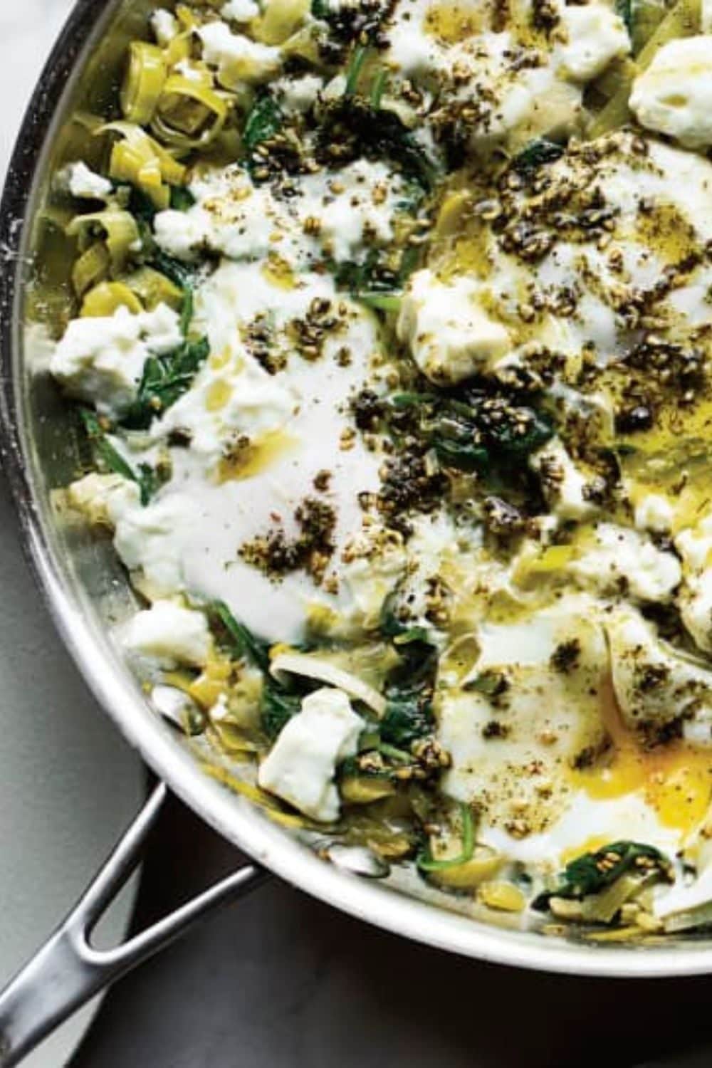 Ottolenghi’s Braised Eggs With Leek And Za’atar