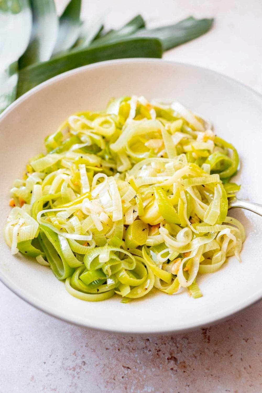 Buttered Sautéed Leeks