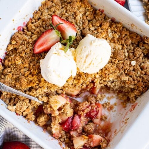 Strawberry Apple Crumble feature
