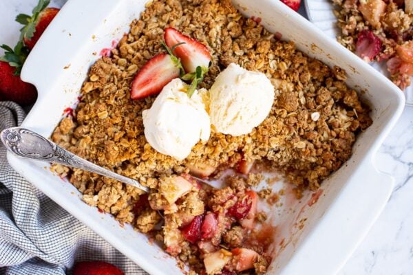 Strawberry Apple Crumble feature