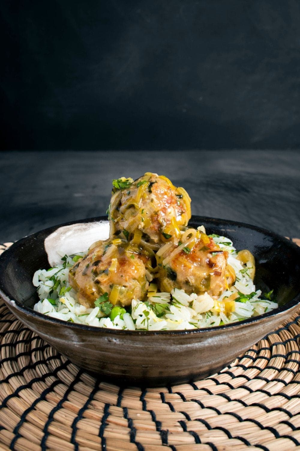 Turkey Leek Meatballs