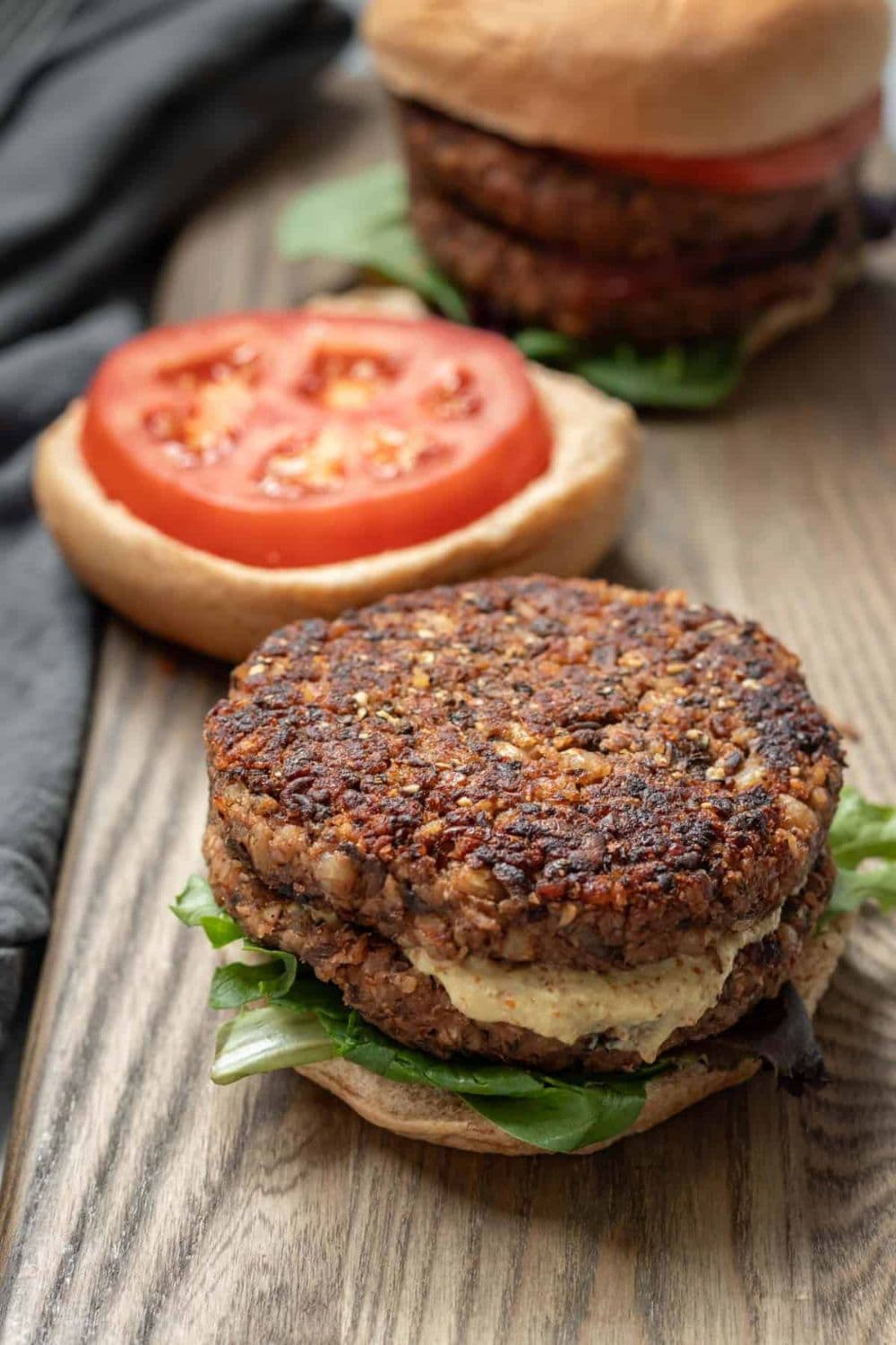 Mushroom Veggie Burgers