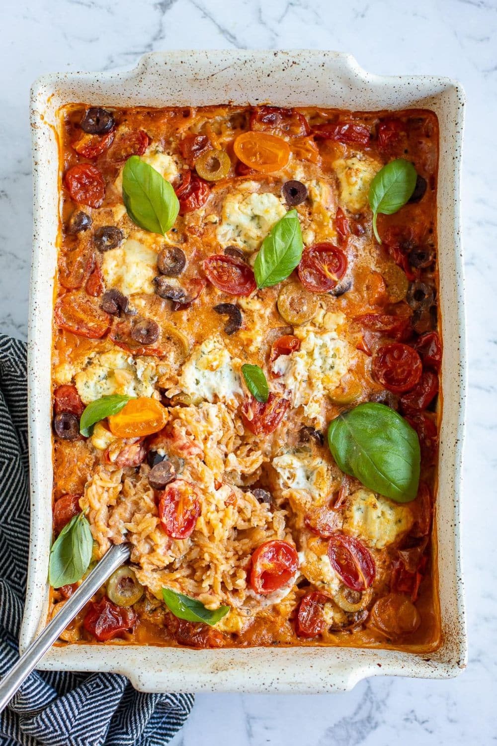 Boursin Orzo Bake