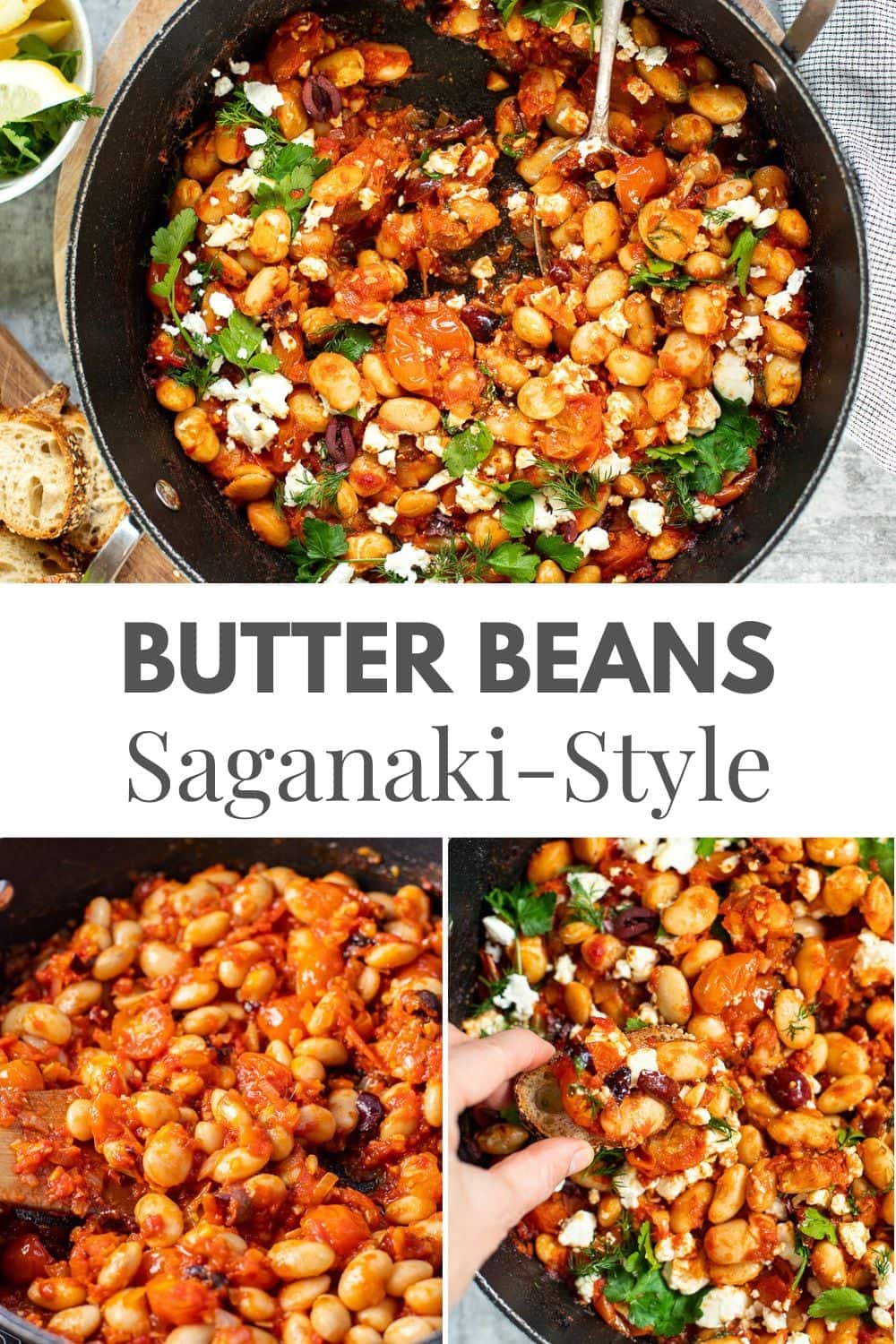 Butter Beans Saganaki