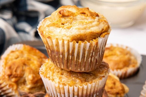 Gluten-Free Pumpkin Muffins With Cream Cheese feature