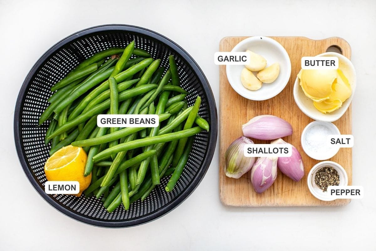 French style green beans ingredients