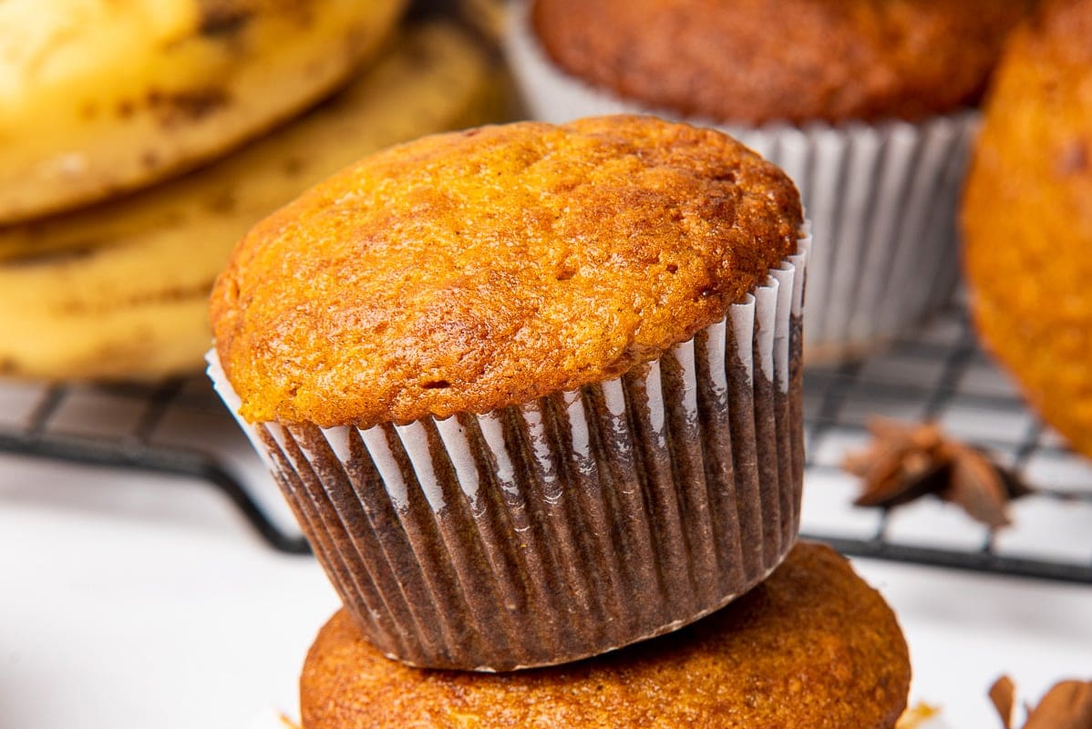Pumpkin Banana Muffins