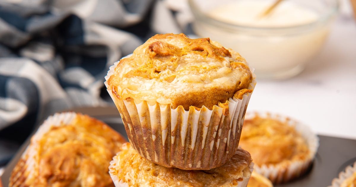 Pumpkin Muffins With Cream Cheese