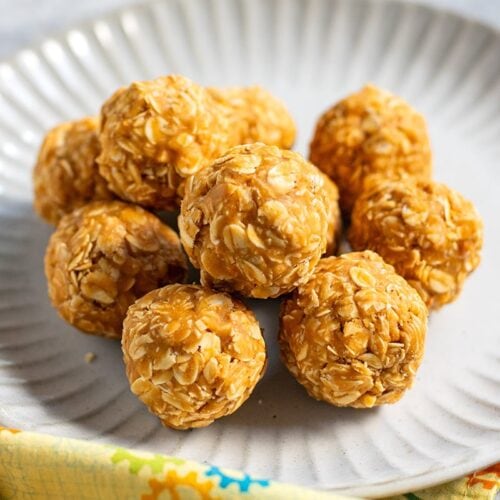 no bake peanut butter oatmeal balls