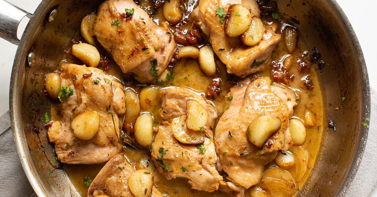 40 Garlic Clove Chicken