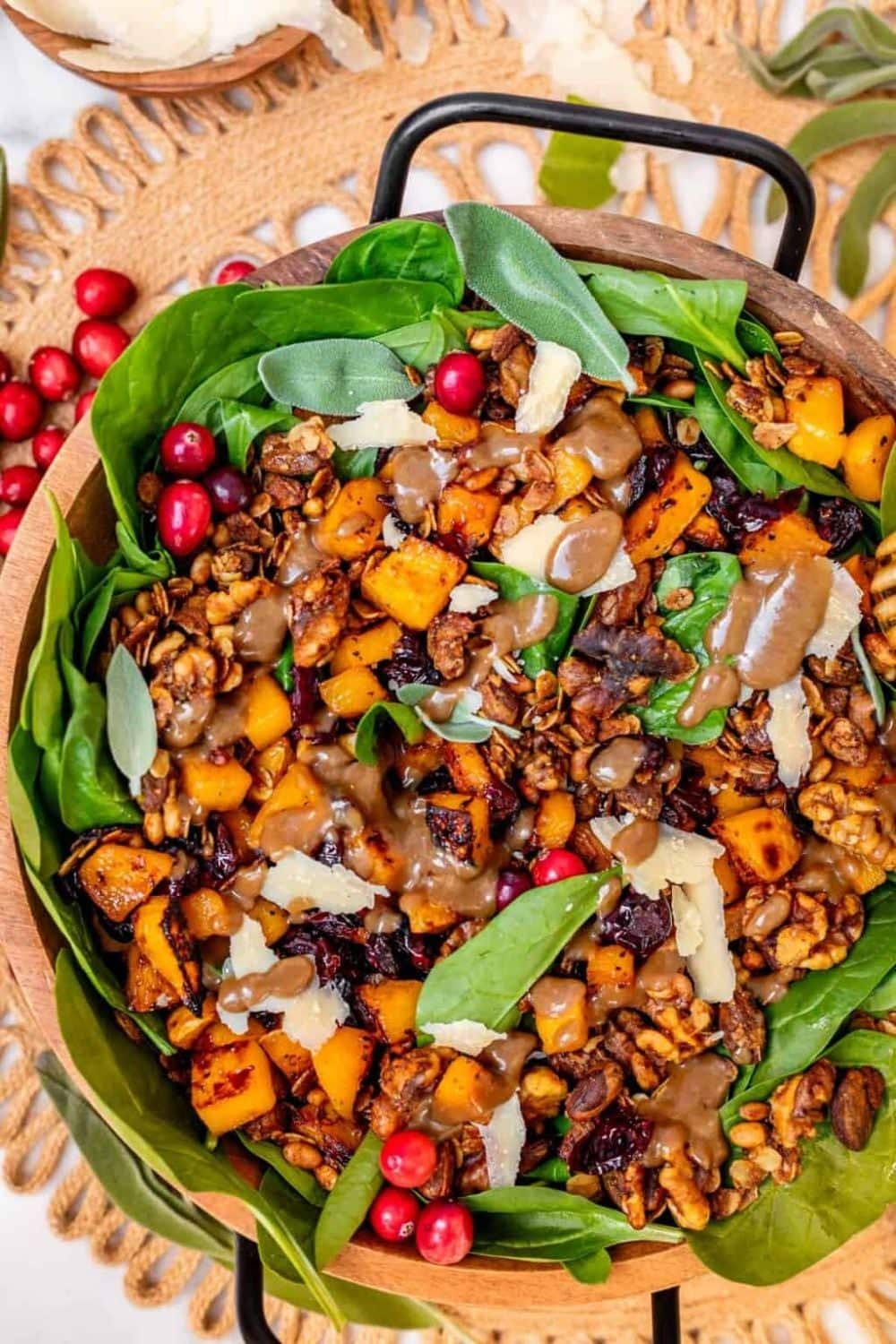 Honey Roasted Butternut Squash Salad