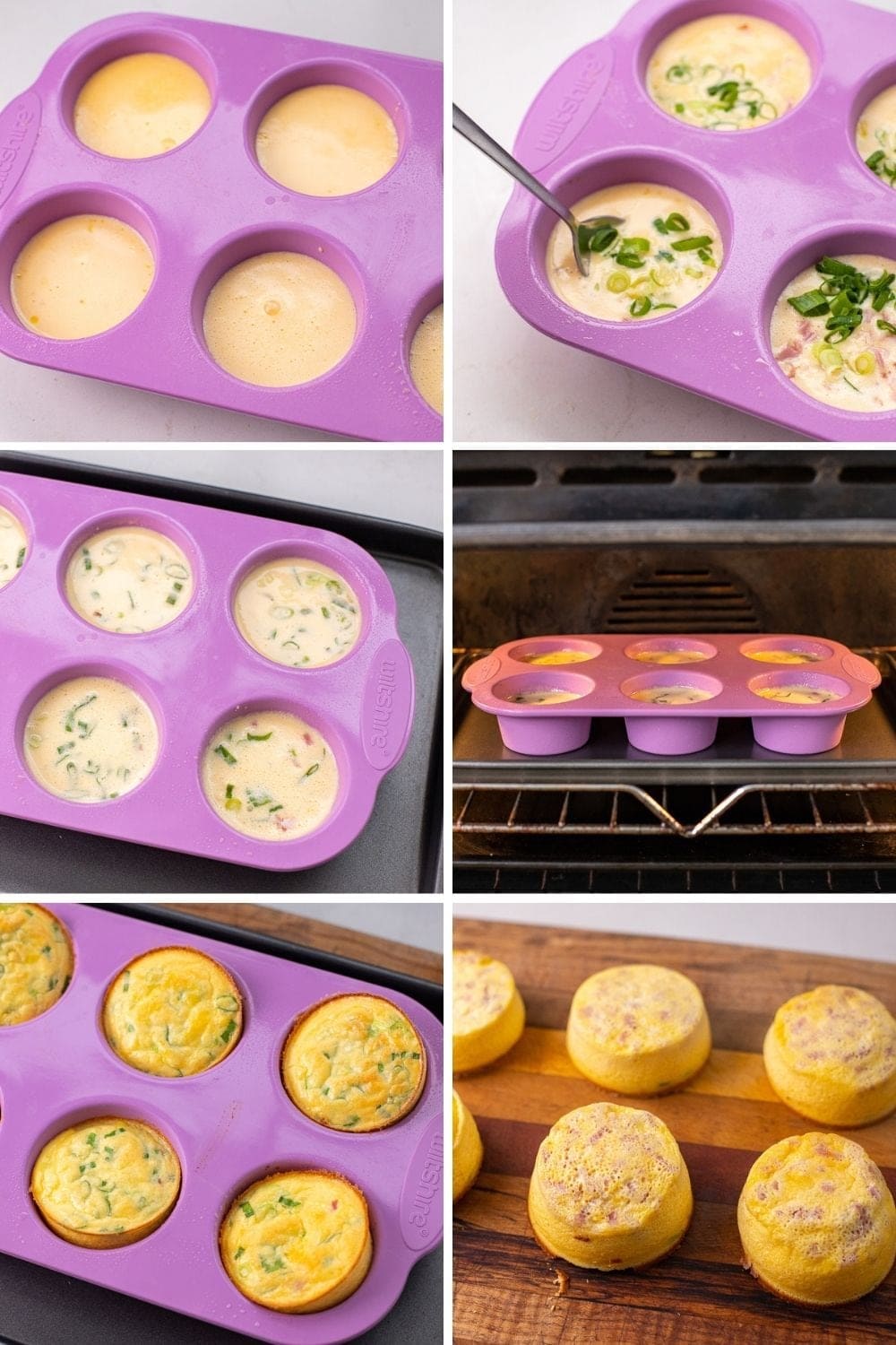 Pour mixture in muffin cups and bake