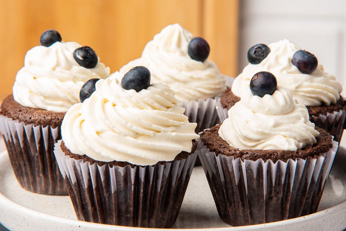 grain-free chocolate cupcakes