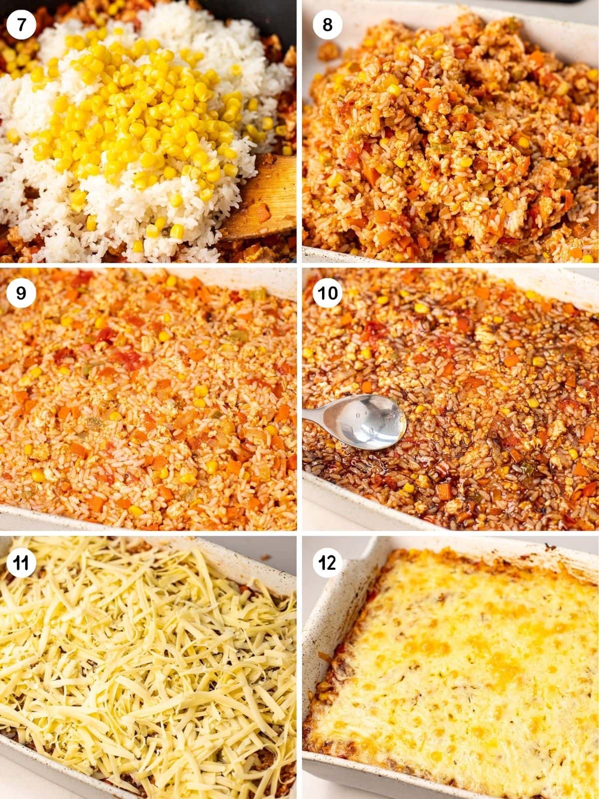 Assemble the casserole and bake