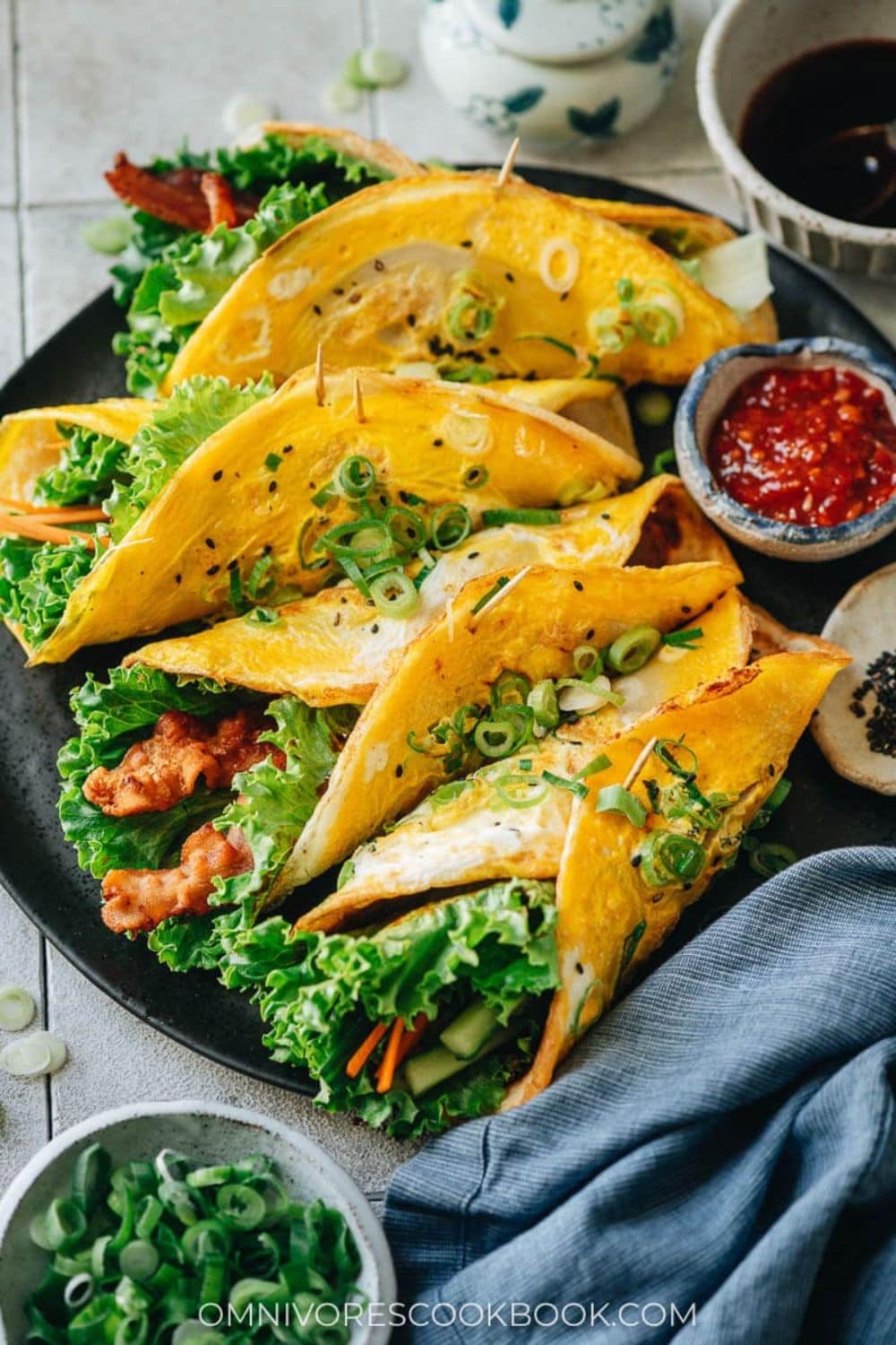 Chinese Breakfast Pancakes (Ji dan bing)