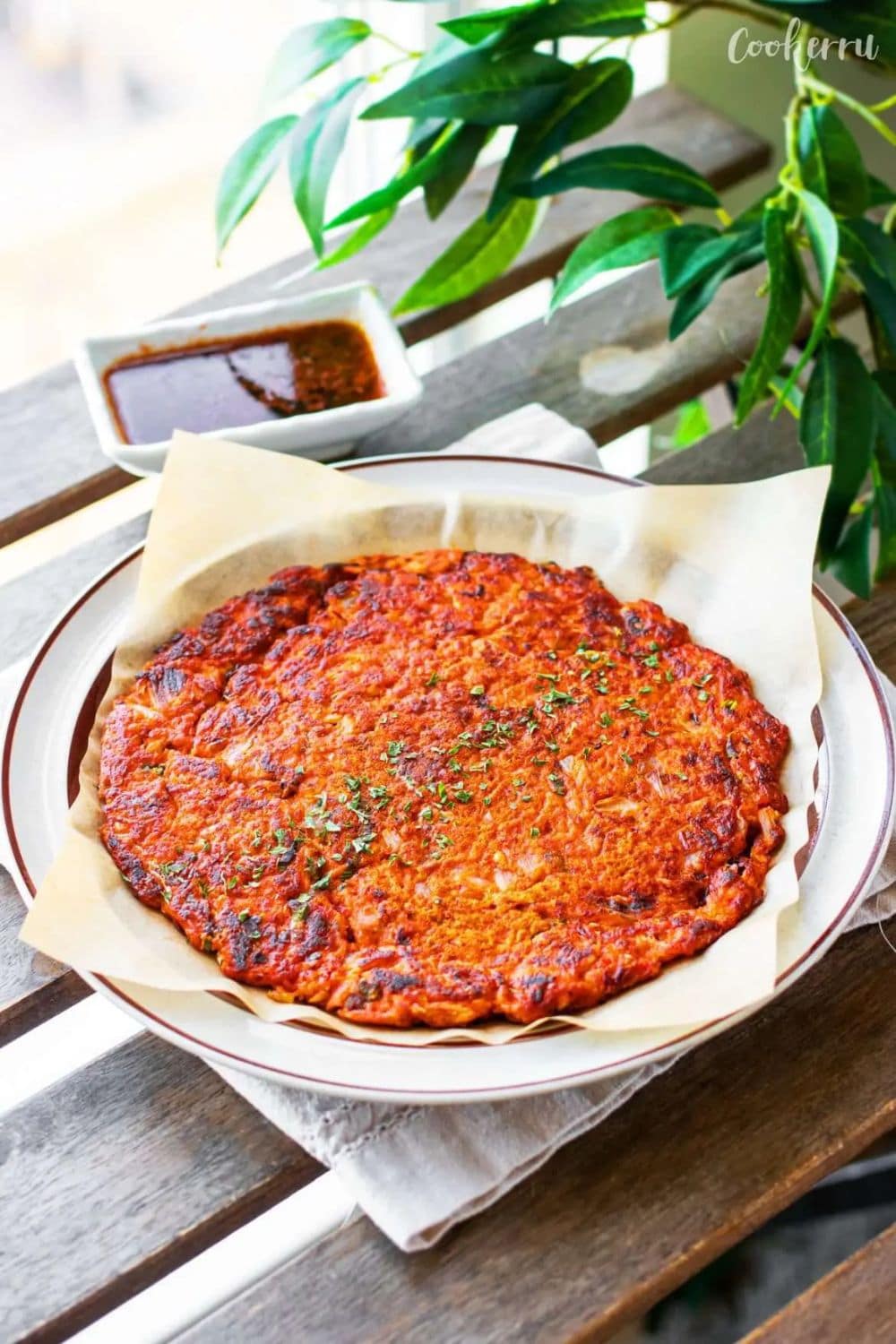 Kimchi pancakes (kimchijeon)