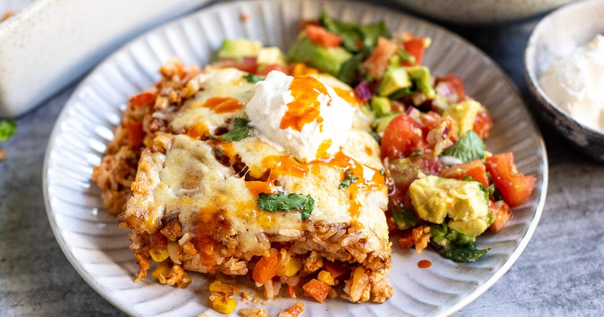 Mexican Chicken Rice Casserole
