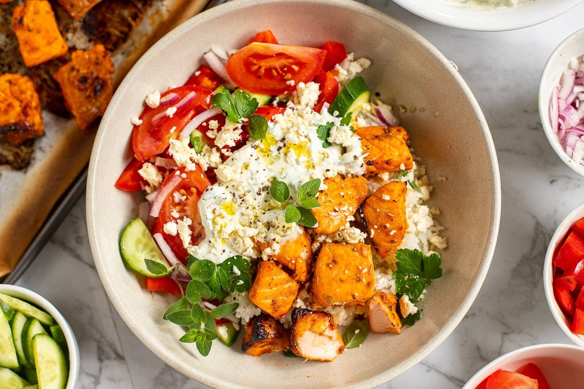 Salmon Rice Bowls