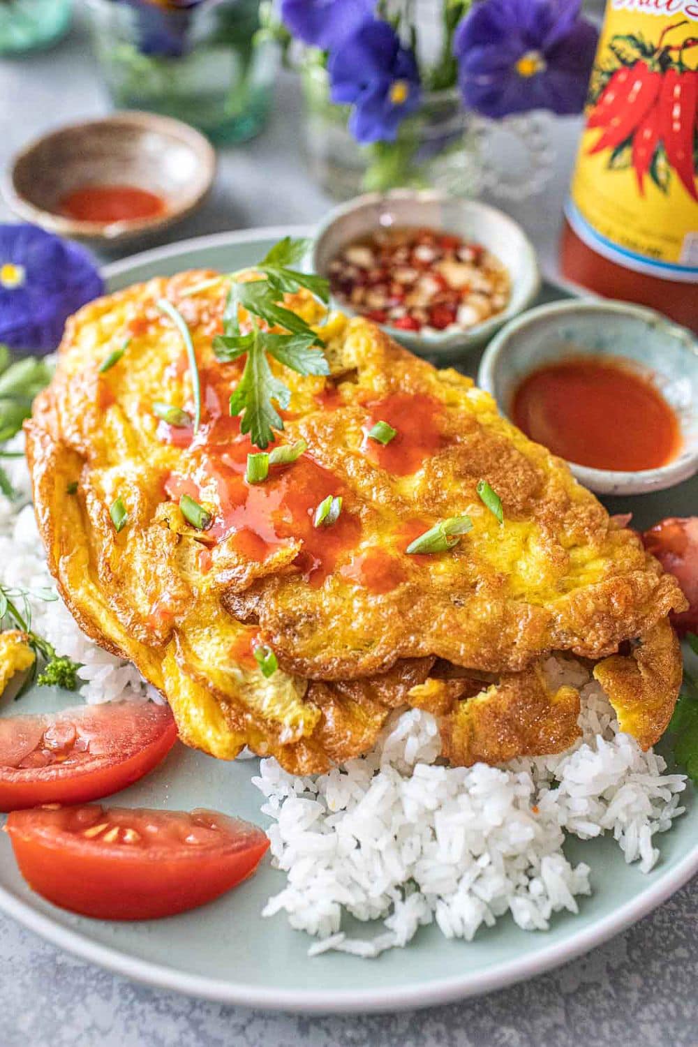 Kai jeow Thai omelet