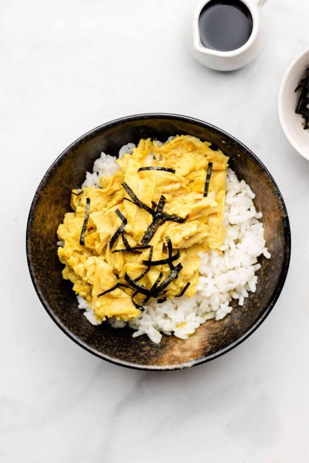 Vegan Japanese Scrambled Eggs (Tamagoyaki scramble)