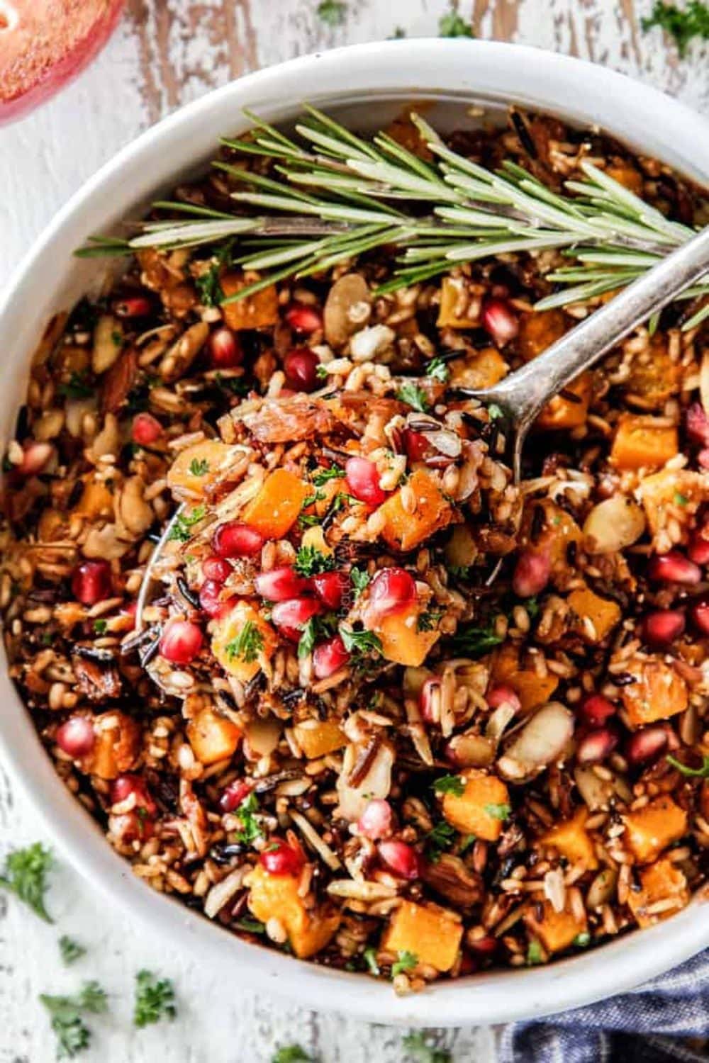 Wild Rice With Butternut Squash