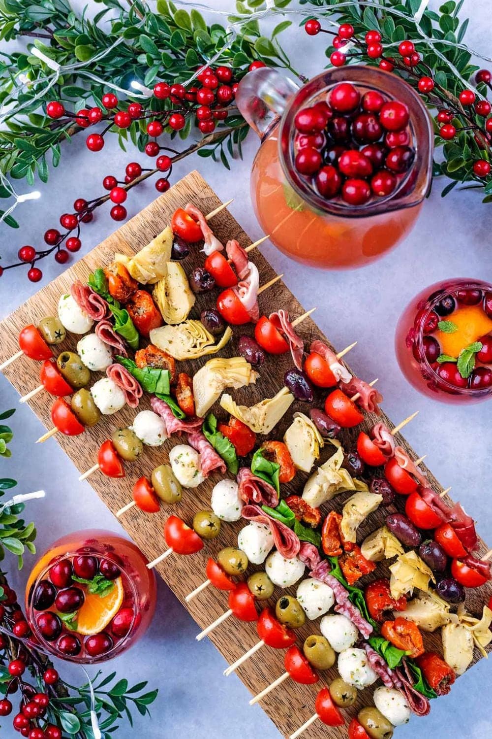 Antipasto Skewers.